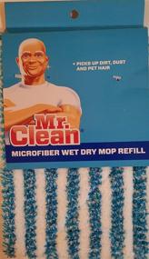 img 2 attached to 🧹 Efficient Microfiber Wet/Dry Mop Refill for Spotless Cleaning