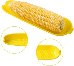 img 1 attached to 🌽 Barbecue Essential: 16-Piece Corn Cob Holders Set with Dishes and Spreaders