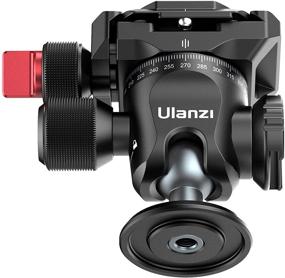 img 2 attached to 🔝 Inverted Ball Head with Cold Shoe, U-120: Professional Metal Panoramic Quick Release Ball Head for Improved Stability and Stronger Locking, Arca Swiss Plate Included