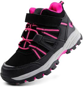 img 4 attached to Brooman Waterproof Fuchsia Boys' Shoes: Perfect for Outdoor Adventure!