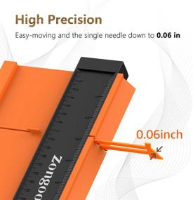 img 1 attached to 📐 ZONGOOL 2 Pack Contour Gauge Profile Tool (5 inch+10 inch) Adjustable Lock - Perfect Duplicator for Irregular Shapes in Welding, Woodworking, and DIY Projects