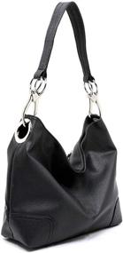 img 3 attached to 👜 Pewter Medium Satchel: Fashionable Women's Handbags & Wallets for Elegant Hobo Bags