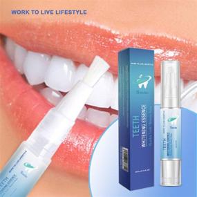 img 3 attached to 🌟 Organic Care Teeth Whitening Gel Pen by Work to Live Lifestyle: Liquid Cleaning for a Beautiful White Smile - 30+ Uses | No Sensitivity, Easy to Use | Travel-Friendly