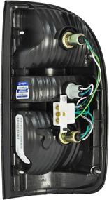 img 1 attached to 🚗 Надежная левая задняя фара водителя (LH) для Toyota Tacoma 2001-2004 TO2800139 8156004060 - включает лампочку