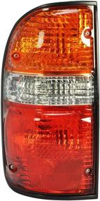 img 2 attached to 🚗 Надежная левая задняя фара водителя (LH) для Toyota Tacoma 2001-2004 TO2800139 8156004060 - включает лампочку