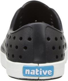 img 2 attached to 👶 Native Kids Jefferson Water Shoe - Unisex Baby Water Shoe - Jiffy Black/Shell White - Size 9 Medium US Toddler