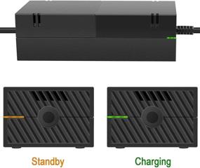 img 3 attached to 💡 Enhanced Power Supply Brick for Microsoft Xbox One: Reliable AC DC Adapter Charger Cord Included