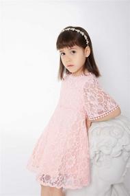 img 2 attached to Stunning Baptism Wedding Pageant Communion Outfits for Girls by Youwon