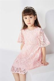 img 3 attached to Stunning Baptism Wedding Pageant Communion Outfits for Girls by Youwon