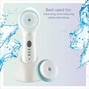 img 3 attached to Revitalizing True Glow: Conair Sonic Facial Brush - Waterproof & Rechargeable