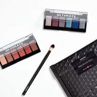 набор теней для век nyx professional makeup ultimate shadow palette edit duo pressed pigment c бонусной кистью для растушевки (комплект из 3 предметов) логотип