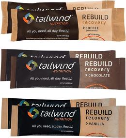 img 4 attached to Tailwind Nutrition Grab-and-Go Rebuild Recovery 6 Pack: Chocolate, Vanilla, and Coffee Assortment Sports Drinks!