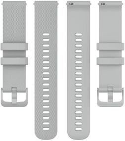 img 2 attached to 6-Pack Replacement Bands for Letsfit IW1 EW1 Smart Watch – Soft Silicone Wristbands for Women & Men (Not for ID205L & ID205S)