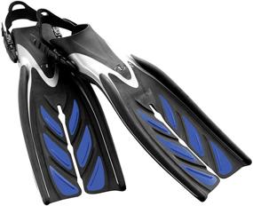 img 3 attached to 🤿 TUSA SF-15 X-Pert Zoom Z3 Open Heel Scuba Diving Fins: Unleash Your Underwater Exploration