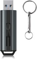 🔑 topesel 128gb usb 3.1 flash drive high speed 380mb/s usb thumb drive memory stick pen drive with keychain plug-and-play jump drive zip drive logo