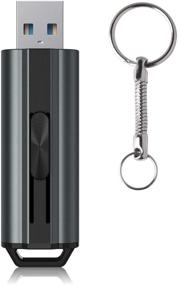 img 4 attached to 🔑 TOPESEL 128GB USB 3.1 Flash Drive High Speed 380MB/s USB Thumb Drive Memory Stick Pen Drive with Keychain Plug-and-Play Jump Drive Zip Drive