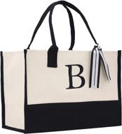 initial monogram cotton canvas personalized women's handbags & wallets and totes logo