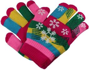 img 1 attached to 🧤 Wholesale Lot of 6-12 Pairs Gelante Toddler/Children Winter Knitted Magic Gloves: Affordable and Cozy Finger Warmers!