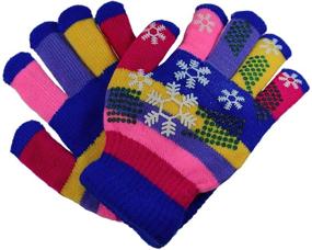 img 2 attached to 🧤 Wholesale Lot of 6-12 Pairs Gelante Toddler/Children Winter Knitted Magic Gloves: Affordable and Cozy Finger Warmers!