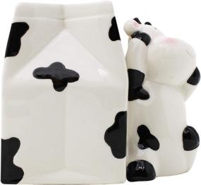 img 2 attached to 🐄 Cow Utensil Holder, Farmhouse Kitchen Décor, Ceramic Crock Storage, Cow Farm Decor, Gift for Cow Lovers