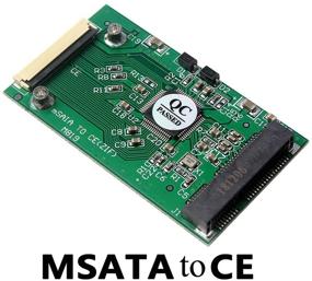 img 3 attached to 💾 HiLetgo mSATA to CE ZIF PCI-E 1.8" SSD Converter Card - Adapter Module for 40 Pin ZIF CE SSD HDD