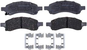 img 1 attached to ACDelco 14D1169ACH Advantage Ceramic набор амортизаторов передних тормозных колодок: надежное исполнение с включенным оборудованием.