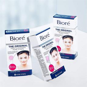 img 2 attached to Bioré Original Deep Cleansing Pore Strips, 14 ct, 4-pack, with C-Bond Technology - Effective Blackhead Removal & Pore Unclogging