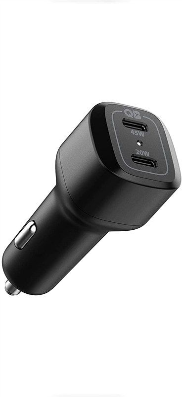 spigen arcstation charger black 2 port logo