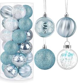 img 4 attached to PIIDUOO Christmas Balls Ornaments Xmas