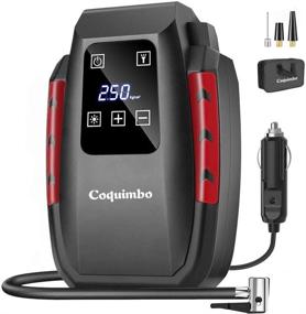 img 4 attached to Портативный воздушный компрессор Coquimbo Tire Inflator