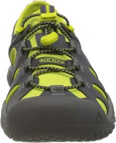img 3 attached to KEEN Solr Sandal Black Gold Men's Shoes and Athletic