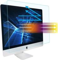 👀 anti blue light anti glare screen protector for 21.5-inch imac retina 4k display | reduces eye strain for better sleep | compatible with imac 21 models a1418 a1311 a1224 logo