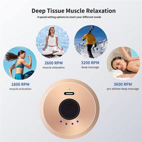 img 3 attached to Tilcoo Mini Massage Gun: Deep Tissue Percussion Muscle Massager for Athletes