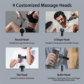 img 1 attached to Tilcoo Mini Massage Gun: Deep Tissue Percussion Muscle Massager for Athletes