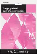 pink tissue paper fringe garland logo