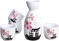 🍶 ceramic japanese sake set by tosnail pcs logo