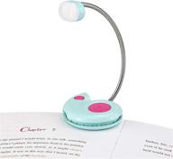 📘 convenient and versatile: hongut clip-on book light for kids - usb rechargeable, 3 brightness modes, perfect for bedtime reading and travel - blue логотип