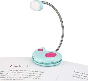 img 4 attached to 📘 Convenient and Versatile: HONGUT Clip-on Book Light for Kids - USB Rechargeable, 3 Brightness Modes, Perfect for Bedtime Reading and Travel - Blue