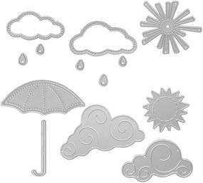 img 4 attached to Umbrella Embossing Stencils Template Scrapbooking Scrapbooking & Stamping