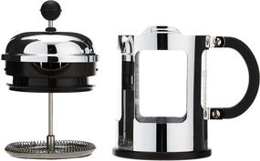 img 3 attached to Bodum Chambord French Press Coffee Maker Stainless Steel with Locking Lid - 4 Cup, 17-Ounce Capacity