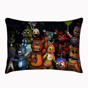 img 1 attached to 🐻 Наволочка Heizifang Custom FNAF - Подушка Фредди Медведь, Размер: 20x30 дюймов