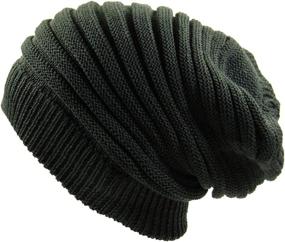 img 2 attached to 🧢 Stylish RW Rasta Long Slinky Beanie Hats: Unleash Your Inner Fashionista!