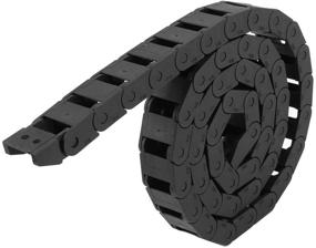 img 3 attached to 🔌 High-Quality Black Plastic Drag Chain Cable Carrier 10 x 15mm for CNC Router Mill: Ensuring Efficient Cable Management