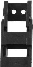 img 2 attached to 🔌 High-Quality Black Plastic Drag Chain Cable Carrier 10 x 15mm for CNC Router Mill: Ensuring Efficient Cable Management