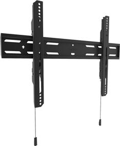 img 4 attached to 📺 Kanto PF300 Fixed TV Mount: Securely Mount 32"-90" TVs, 150lb Capacity, VESA 100x100 to 600x400, Wide Wall Plate, Leveling & Lockable Arms, Quick-Release Cords, Sleek Low Profile Design