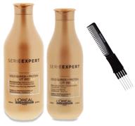 expert series: absolut repair instant resurfacing hydrating shampoo & conditioner duo set, enriched with gold quinoa + protein (includes sleek teasing comb) absolute kit (absolut repair - 10.1 oz + 6.7 oz) logo
