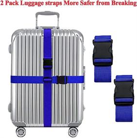 img 3 attached to Luggage Adjustable Suitcase Release DarkBlue