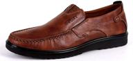 asifn men's leather loafers - casual walking shoes logo