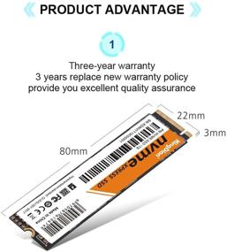 img 2 attached to 💾 Revolutionize Your Data Storage with KingDian 1TB PCIe NVMe M.2 2280 Internal SSD