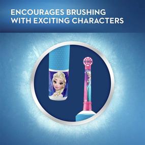 img 1 attached to 👑Электрическая зубная щетка Oral-B для детей - Disney's Frozen Edition для возраста 3 и старше.